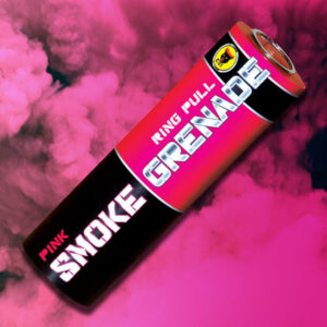 Pink Smoke Grenade available at Sky Candy Fireworks